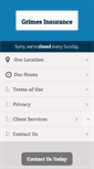Mobile Screenshot of grimesinsurance.com